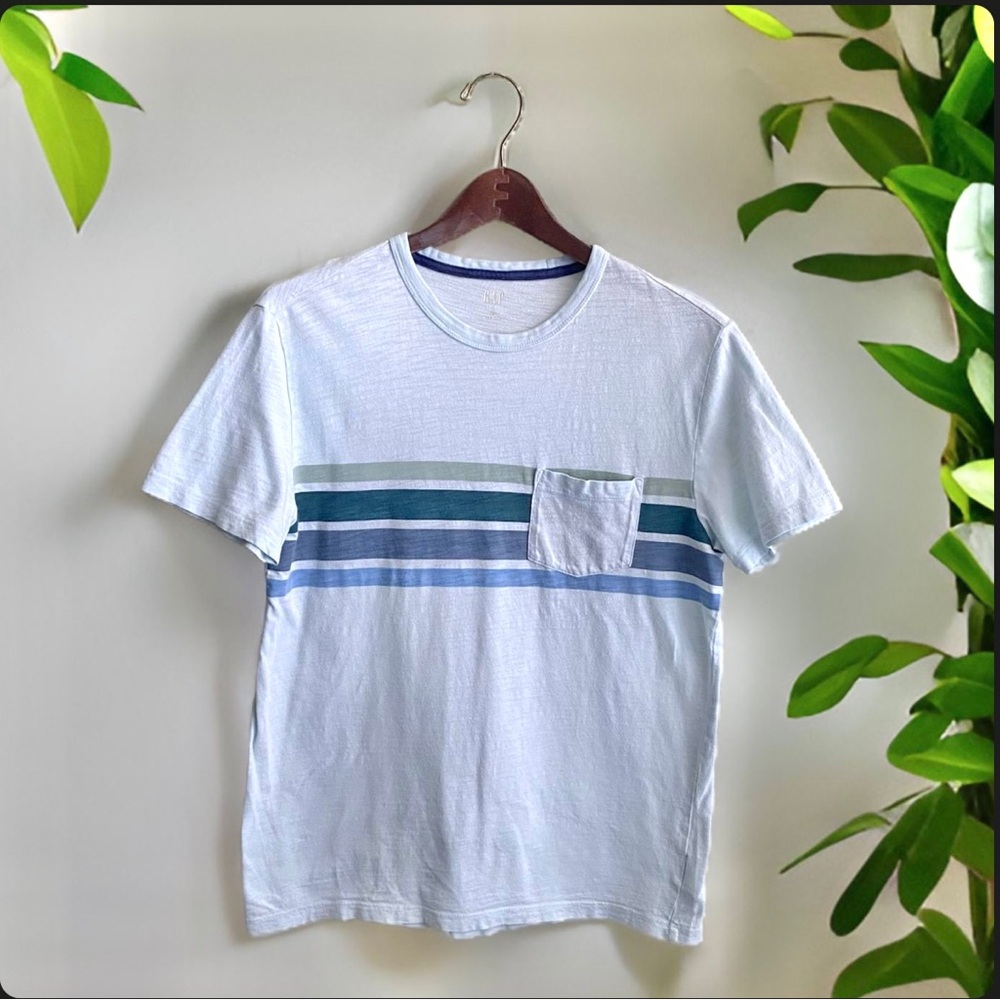 Men’s Gap Pocket Striped T-Shirt